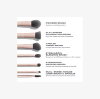 Travel Shaping Essentials Bamboo & Charcoal-Infused Travel Brush Set