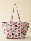 OU Mia Patterned Market Tote Bag (Preventa)