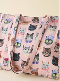 OU Mia Patterned Market Tote Bag (Preventa)