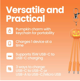 Keychain Charging Cable - Pupmkin (Preventa)