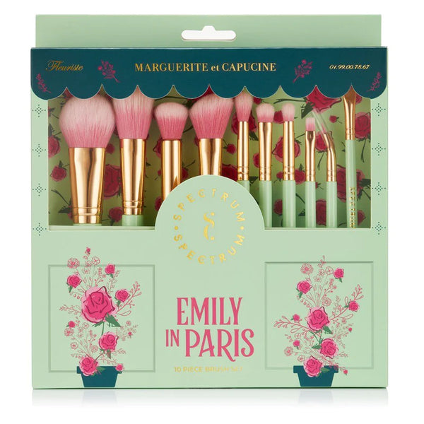 Set de 10 brochas Emily in Paris La Vie en Rose