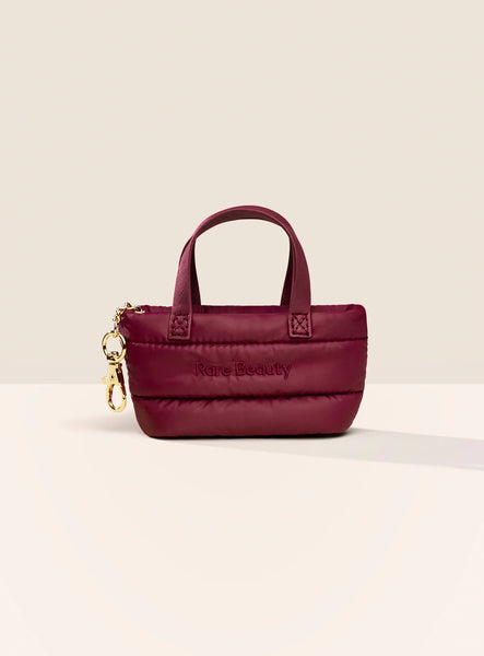 Rare Beauty Mini Puffy Tote Keychain - Merlot (Preventa)