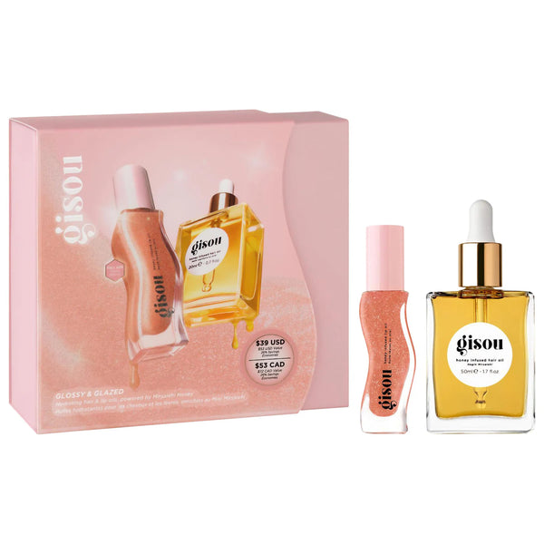 Gisou - Glossy & Glazed Hair & Lip Oil Gift Set (Preventa)