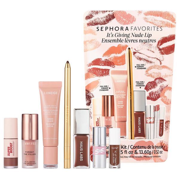 Sephora Favorites - It's Giving Nude Lip Makeup Value Set (Preventa)