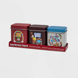 Set de 3 velas aromáticas Lucky Charms, Cocoa Puffs y Cinnamon Toast Crunch